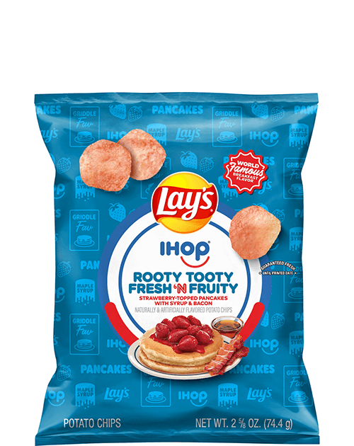 Lay's Potato Chips - IHOP Rooty Tooty Fresh 'N Fruity Flavored