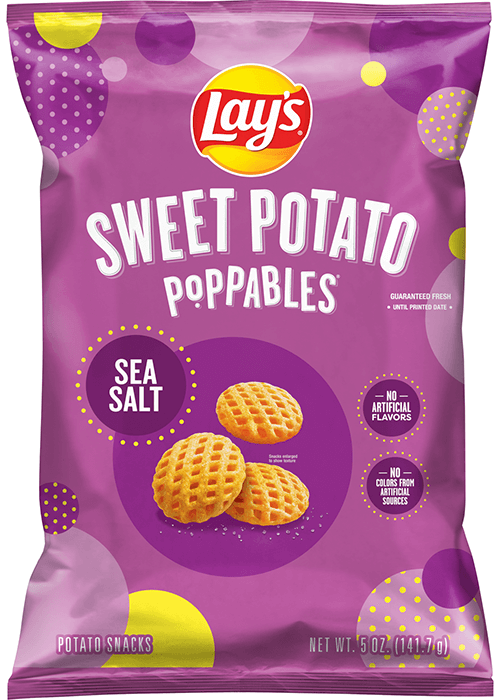 Lay's Sweet Potato Poppables Potato Snacks - Sea Salt