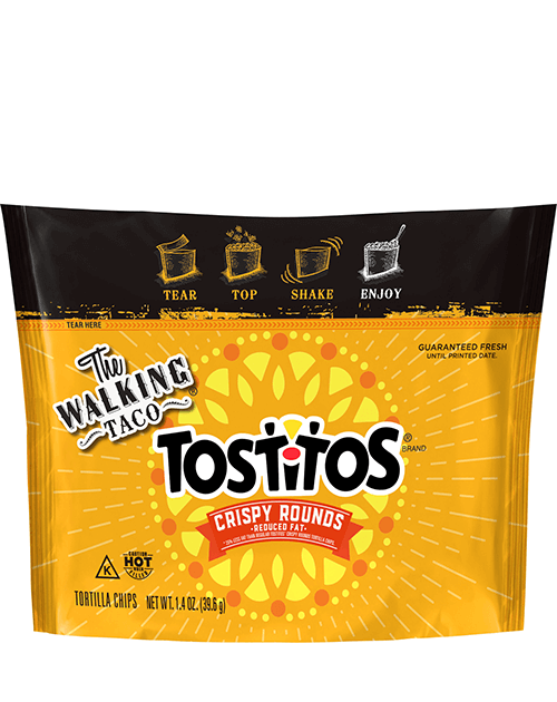 The Walking Taco - Tostitos Tortilla Chips - Crispy Rounds - Reduced Fat