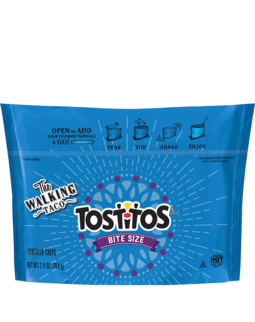 The Walking Taco - Tostitos Bite Size Tortilla Chips