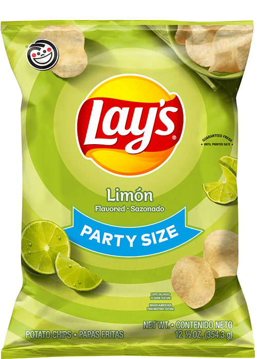 Lay's Potato Chips - Limón Flavored